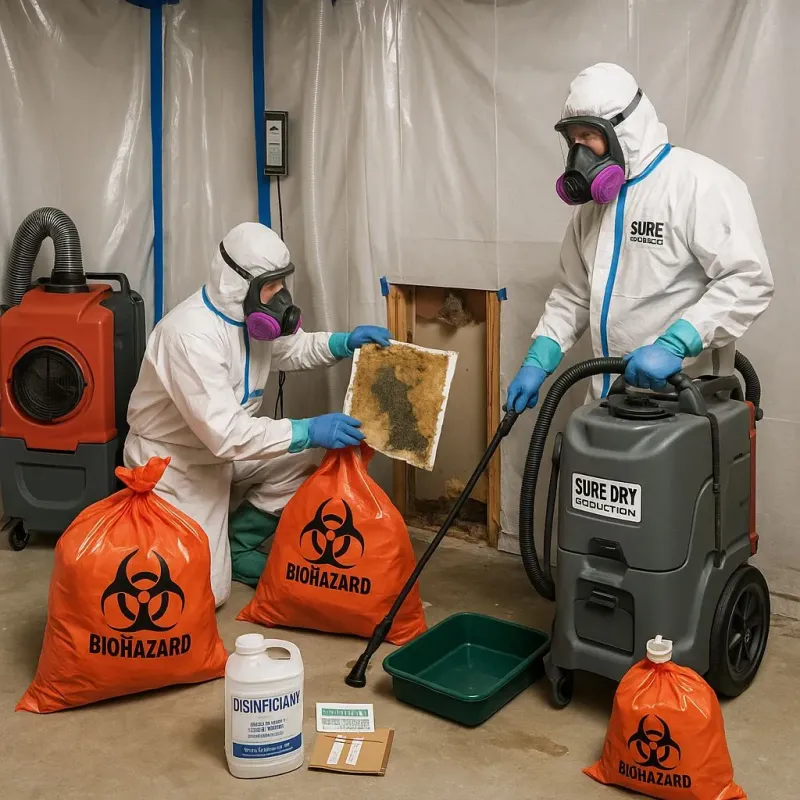 Contaminated Water Handling Protocols process in Easton, WI