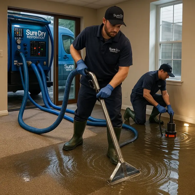 Water Extraction and Removal process in Easton, WI